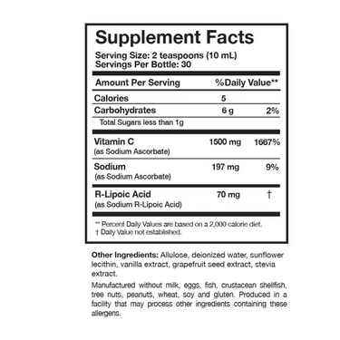 C-RLA Vanilla Caramel – Liposomal Vitamin C